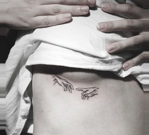 Under the bra line.  Line tattoos, Tattoos, Tattoo quotes