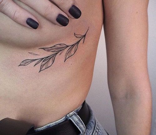 50 Underboob Tattoo Design Ideas  TattooTab