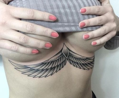 Sternum tattoo done by Jake at Eon Apothecary in Forest City PA USA  r tattoos