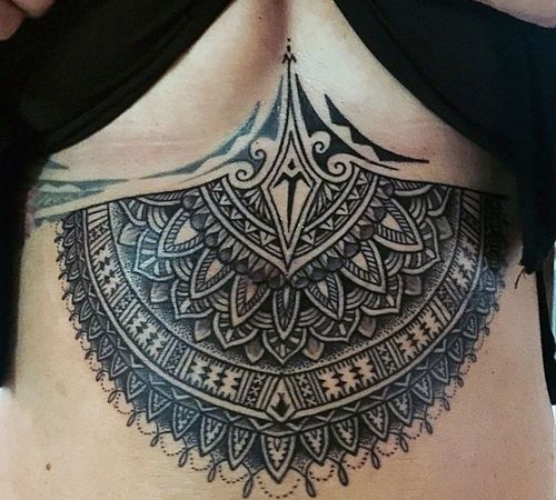4 Sheets Breast Tattoos Underboob Mandala Lotus Flowers Tattoos Kelly 4   Amazonnl Beauty