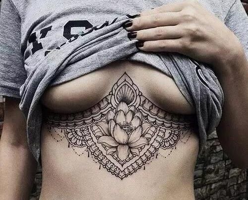 Attractive Underboob Tattoos With Meaning 2023  citiMuzik