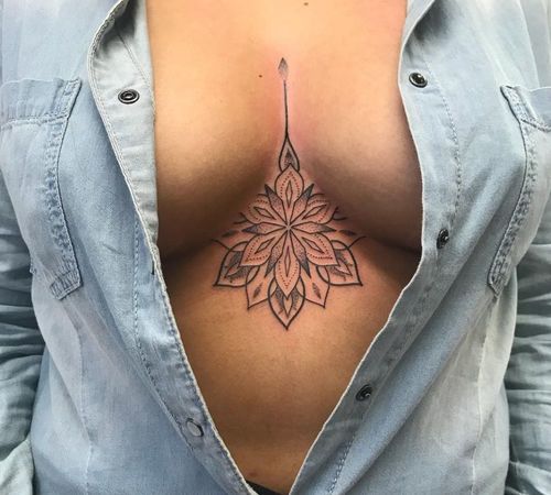 75+ Stunning Underboob Tattoo Designs For Women - 2023