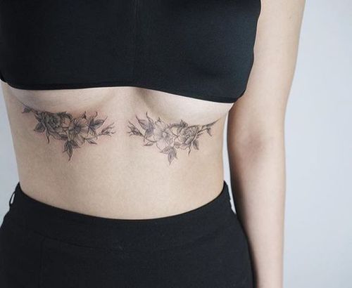 Do Underboob Tattoos Hurt What to Know About Sternum Tattoo Designs