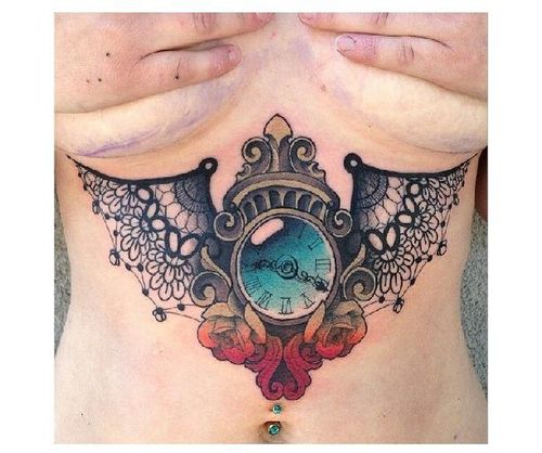 75+ Stunning Underboob Tattoo Designs For Women - 2023