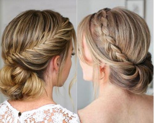 Braid chignon