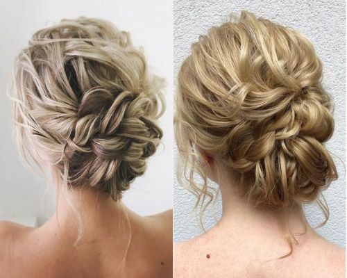 Wavy chignon