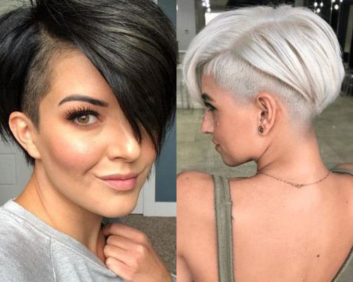 Shaved undercut pixie 