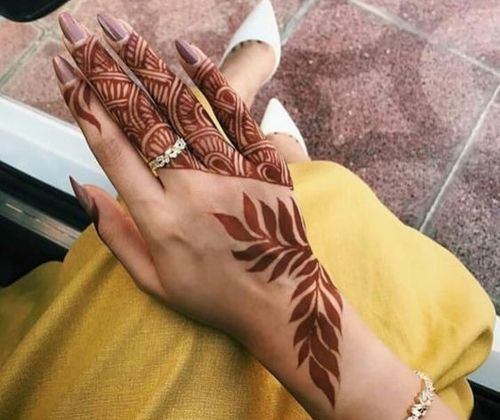 New stylish leaves henna design - YouTube | Mehndi designs for hands, Mehndi  designs for fingers, Latest mehndi designs