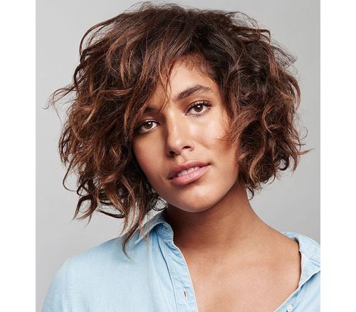 Women Natural Short Curls Wavy Curly Hair Synthetic Wigs | Fruugo BH