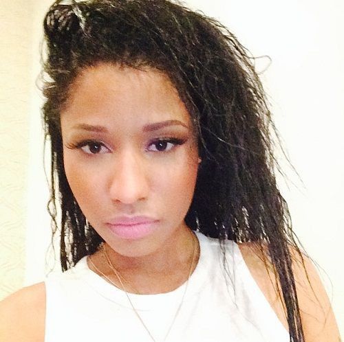 what does nicki minaj look like without a wig and makeup