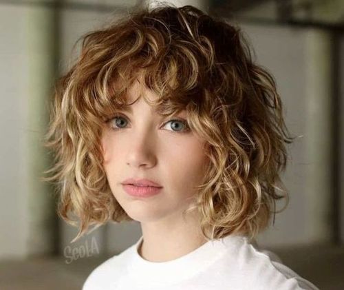 bob haircuts for curly thick hair