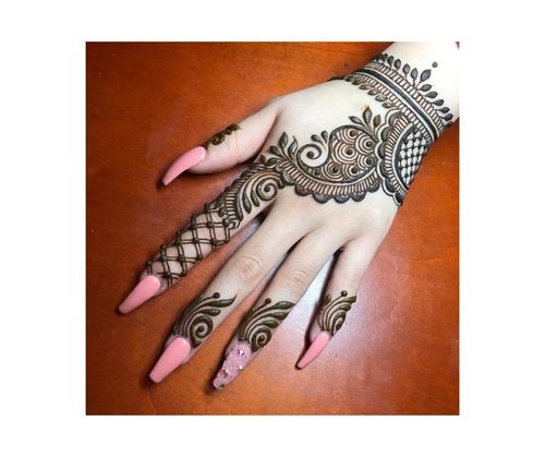 Beautiful and Easy Back Hand Arabic Mehndi Designs - YouTube