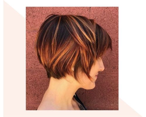 Blonde and Brown Bob