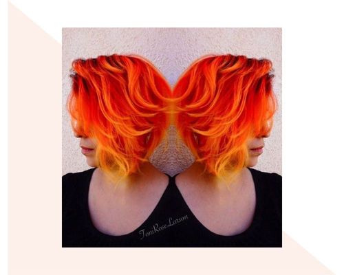 Short Fire Ombre