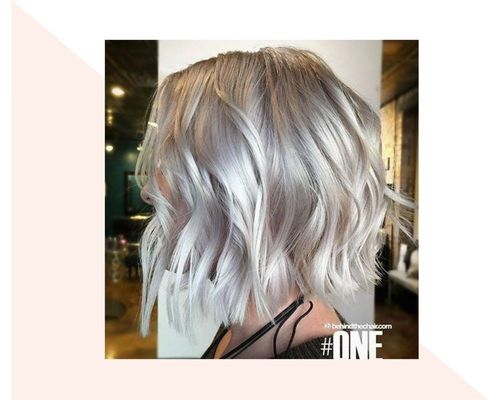 Short Blonde to Platinum Ombre