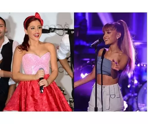 ariana grande before and after weight loss