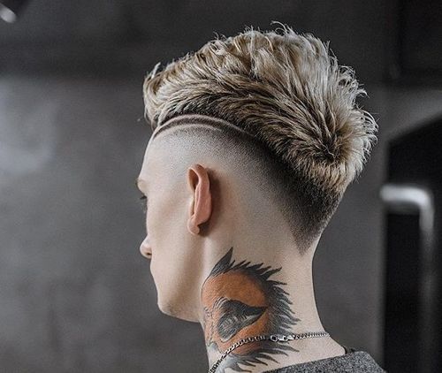 51 Stunning Faux Hawk (Fohawk) Fade Haircuts For Men - 2024