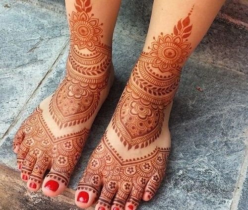 Leg mehndi design March 2024 Mehndi Design