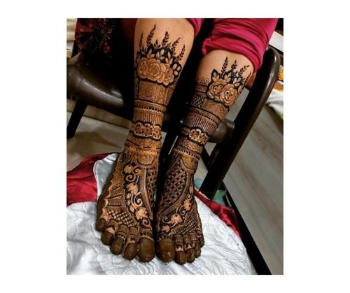 Leg design for bridal work 🌿 Specialized in mehndi designs with deep  knowledge about henna. N... | Instagram