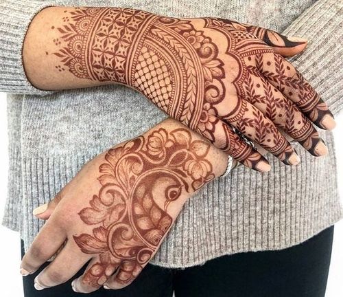 Royal Back Hand Mehndi Design | Unique Ideas
