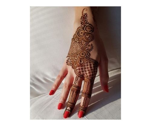 Matters of the Heart back mehndi design in 2023!