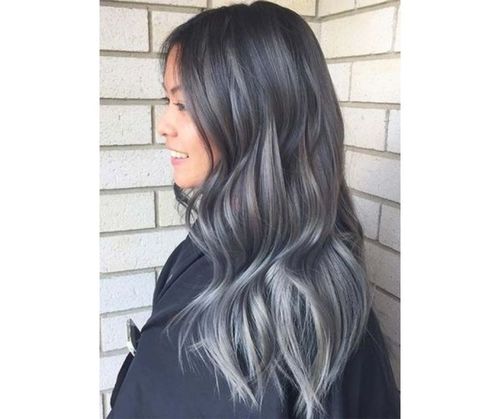 Silver-Gray_Balayage_Ombre