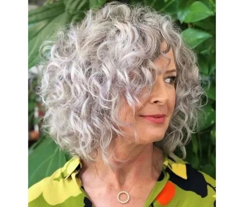 10 Women Embracing Their Silver Curly Hair That are Redefining Natural Hair   Curly hair photos Curly hair styles Hair styles