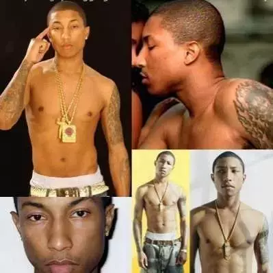 Pharrell Williamss Tattoo Removal  20 Celebrities Who Have Gotten Their Tattoos  Removed  POPSUGAR Beauty Photo 6