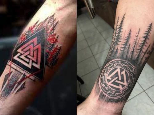 Valknut Tattoo  Tattooed Now 