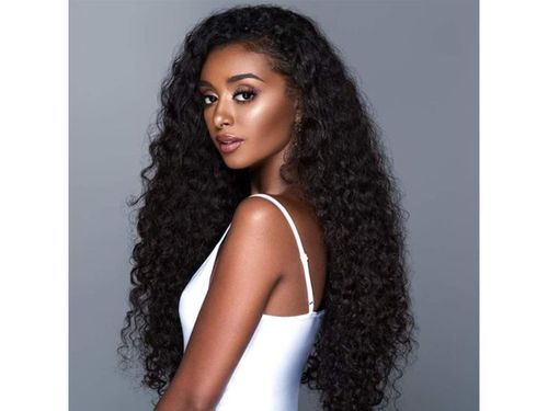 rosmile Curly Wigs for Black Women  Natural Black  Ubuy India