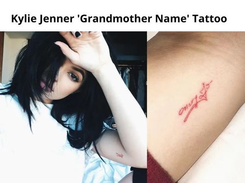 Kylie-Jenner-grandma-name-tattoo
