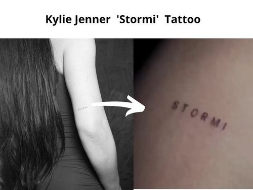 Kylie Jenner stormi tattoo