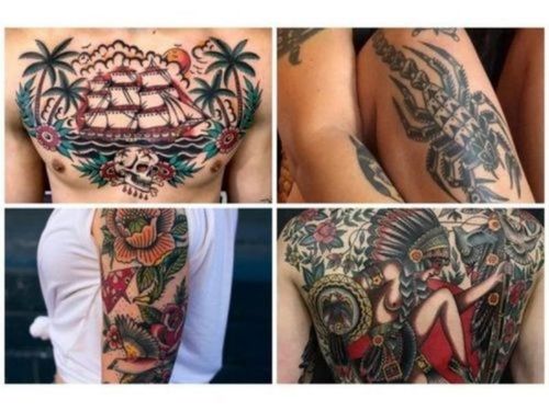 50 Bright  Trendy American Traditional Tattoos To Be Inspired  InkMatch