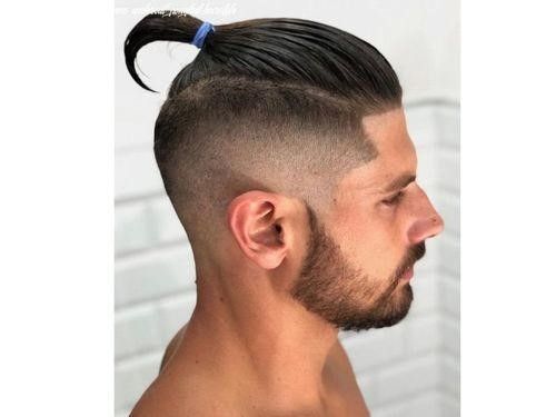 mens cutting ponytail - Google Search | Boy hairstyles, Work hairstyles, Ponytail  hairstyles for men