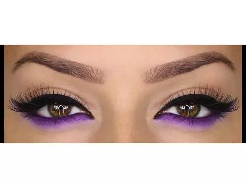 reverse purple eyeshadow look