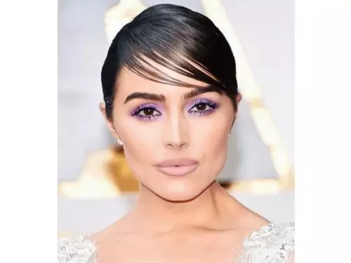 olivia culpo purple eyeshadow look