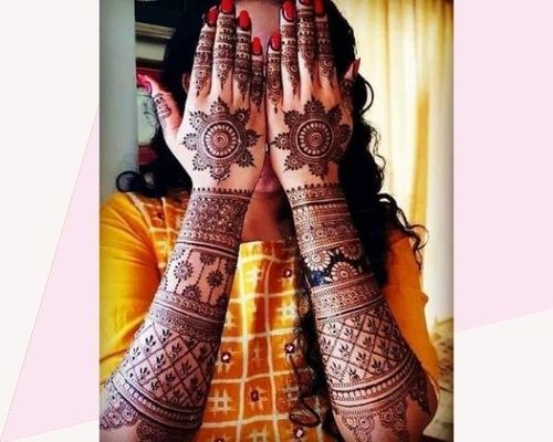 dulhan mehndi design 