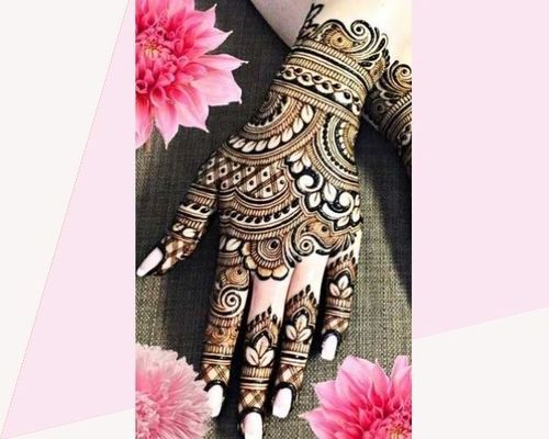 Ameena Muqtar Syeda | Non bridal half hands full design on demand floral  work… | Instagram