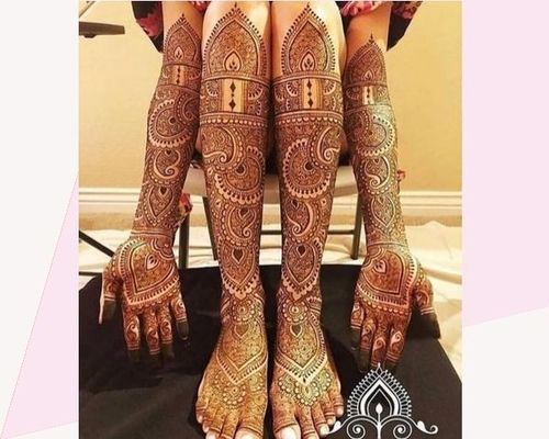 Beautiful Front and Back Hand Mehndi Designs For Bridal!