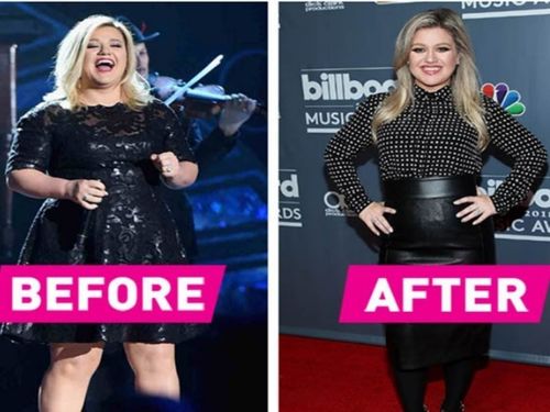 kelly clarkson before and after