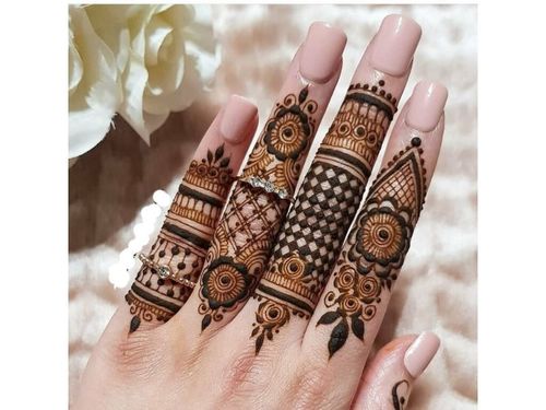 Royal Finger Mehndi Design Images Pictures (Ideas)