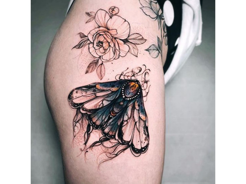 Moth Tattoo  Meet The Insect That Fell in Love With the Moon  Richmond  Tattoo Shops