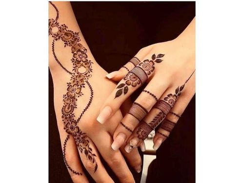 Hand Finger Mehndi Design Images Pictures (Ideas)