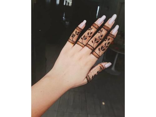 Henna Tattoo Design on Female Fingers  Free Stock Photo by Mehndi Training  Center on Stockvaultnet