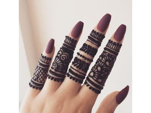 Finger Mehndi Design Easy And Beautiful | Simple And Stylish