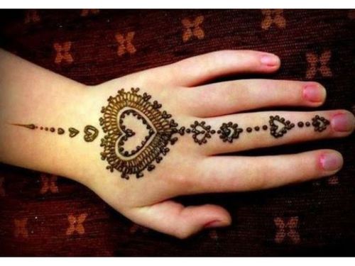 10 Simple Mehndi Design for Kids - New Designs - SaveDelete