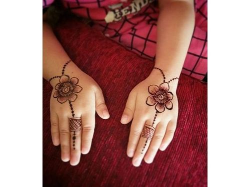 Baby Girl Hand Mehndi Design For Eid 2023|Kids Mehndi Designs New|Eid Mehndi  Design For Little Girls - YouTube