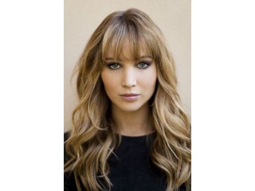 wavy bangs