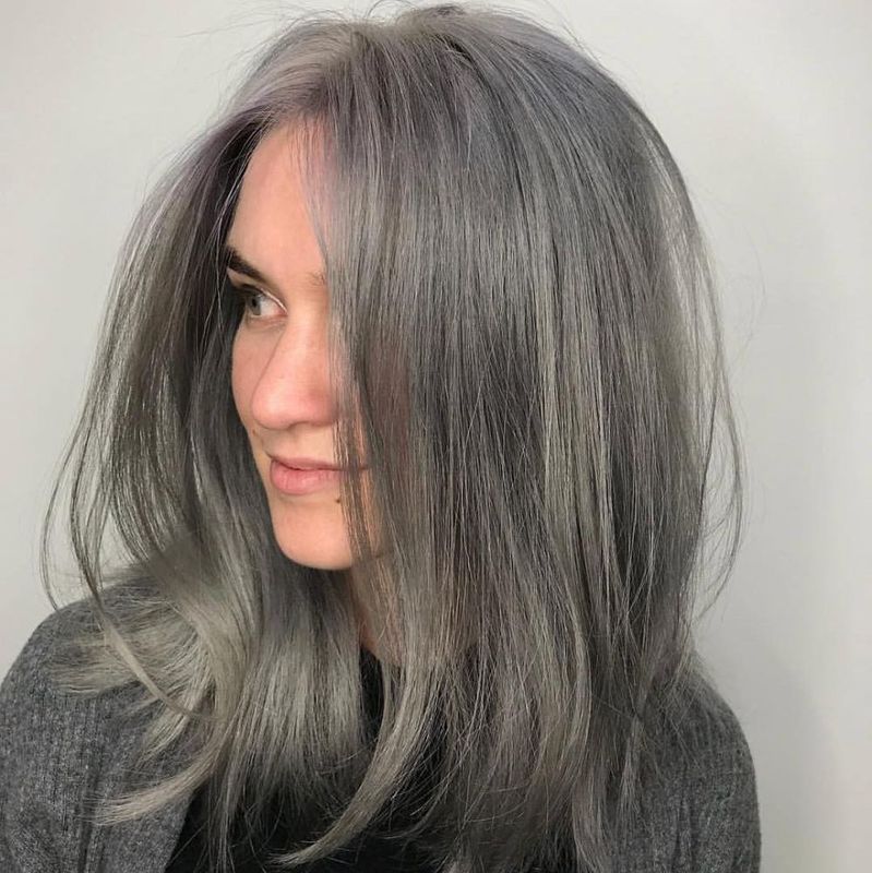 gray hair