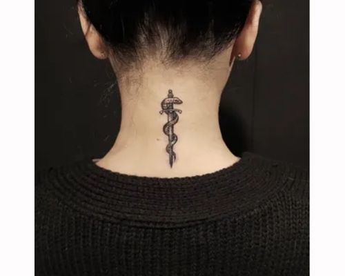 19+ Back Of Neck Tattoo Ideas You'll Have To See To Believe! - alexie